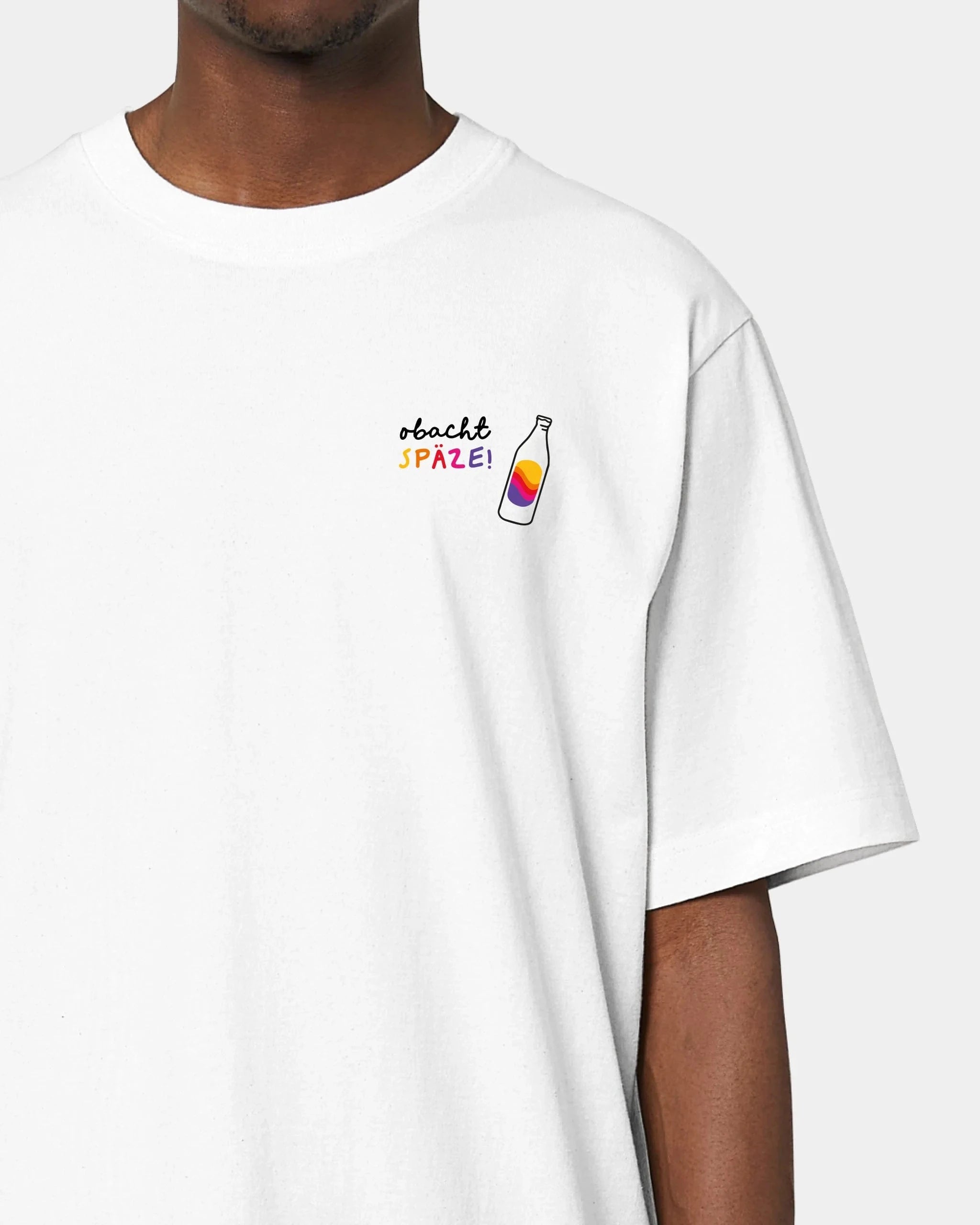 Schmidt Digitaldruck GmbH T-Shirt "Späze" Oversized / Weiß / XXS - aus nachhaltiger und fairer Produktion