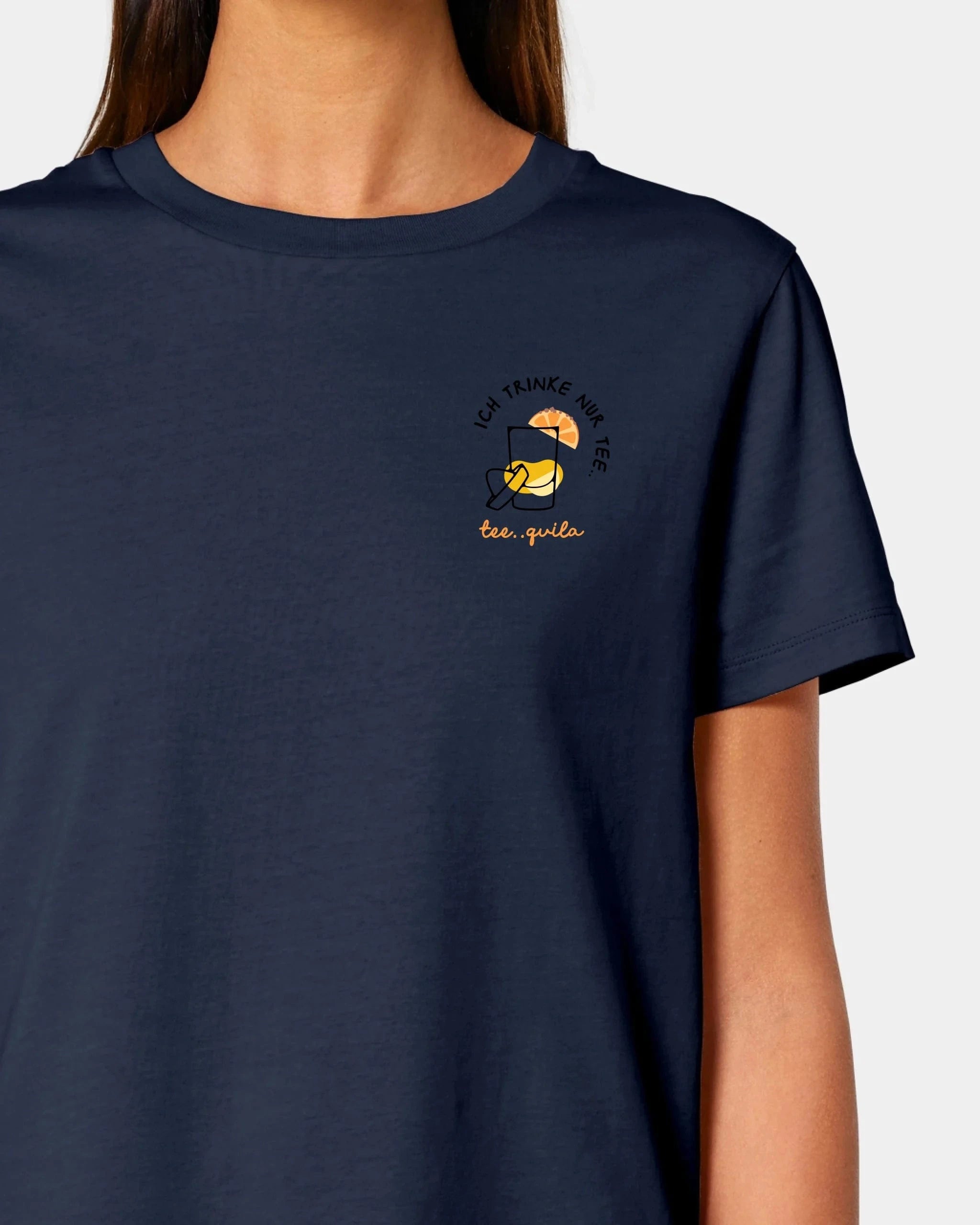 Schmidt Digitaldruck GmbH T-Shirt "Tequila" Damen / French Navy / XS - aus nachhaltiger und fairer Produktion