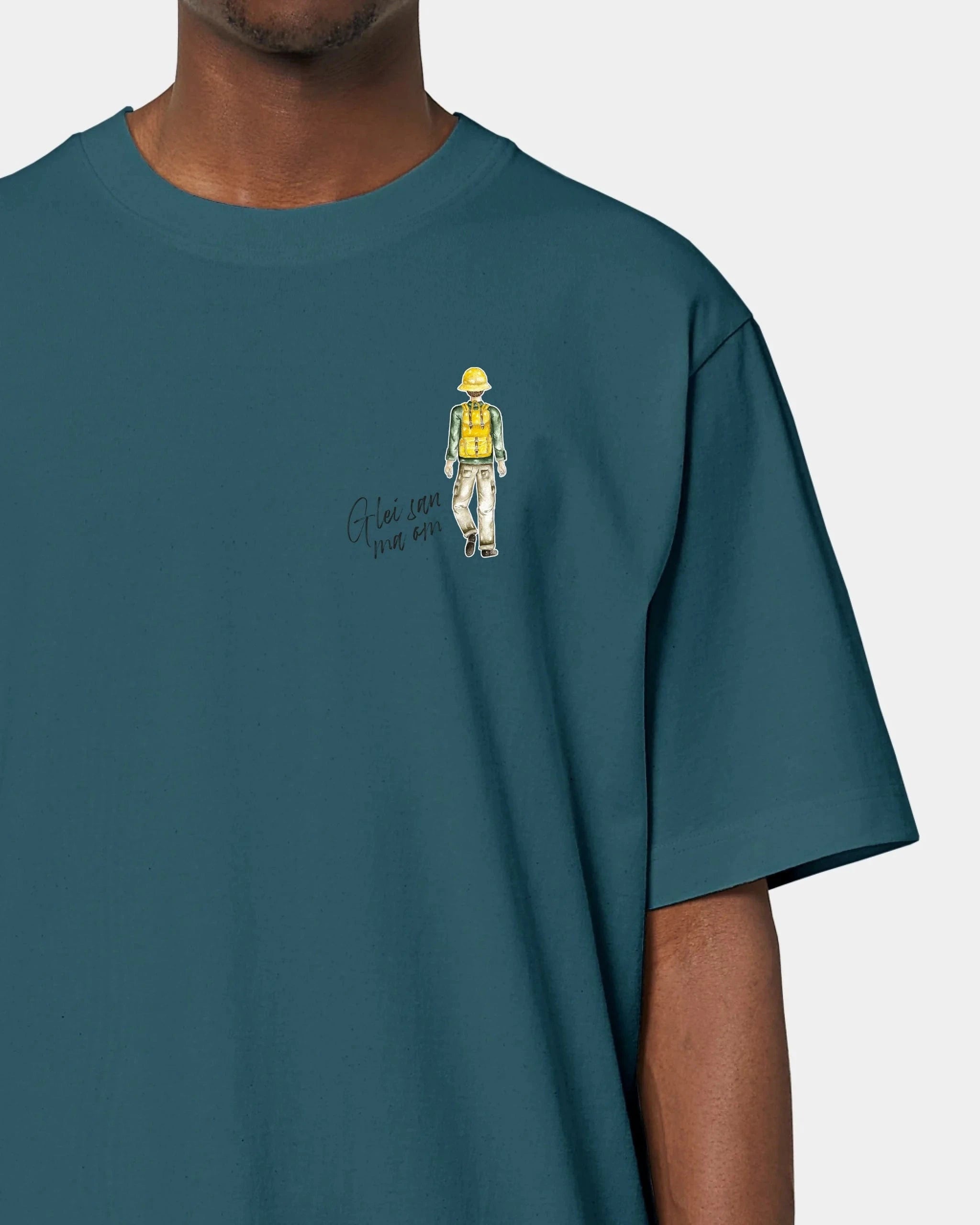 Schmidt Digitaldruck GmbH T-Shirt "Wanderer" Oversized / Stargazer / XXS - aus nachhaltiger und fairer Produktion