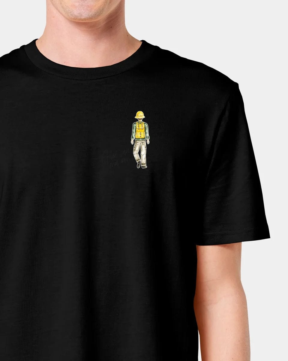 HEITER & LÄSSIG T-Shirt "Wanderer" Unisex / Schwarz / XXS - aus nachhaltiger und fairer Produktion