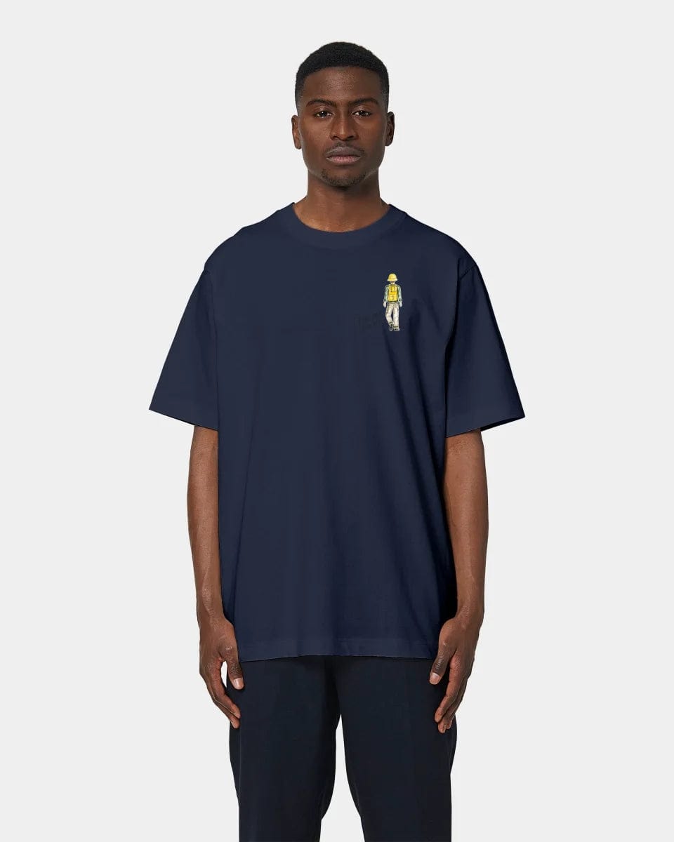 HEITER & LÄSSIG T-Shirt "Wanderer" Oversized / French Navy / XXS - aus nachhaltiger und fairer Produktion