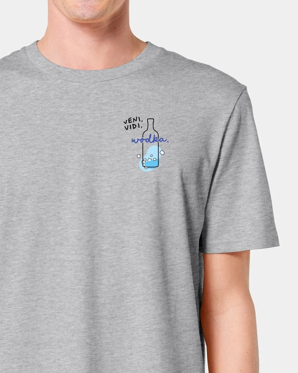 Schmidt Digitaldruck GmbH T-Shirt "Wodka" Unisex / Heather Grey / XXS - aus nachhaltiger und fairer Produktion