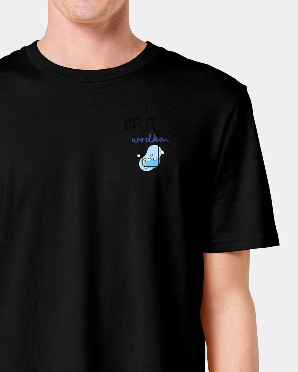 Schmidt Digitaldruck GmbH T-Shirt "Wodka" Unisex / Schwarz / XXS - aus nachhaltiger und fairer Produktion