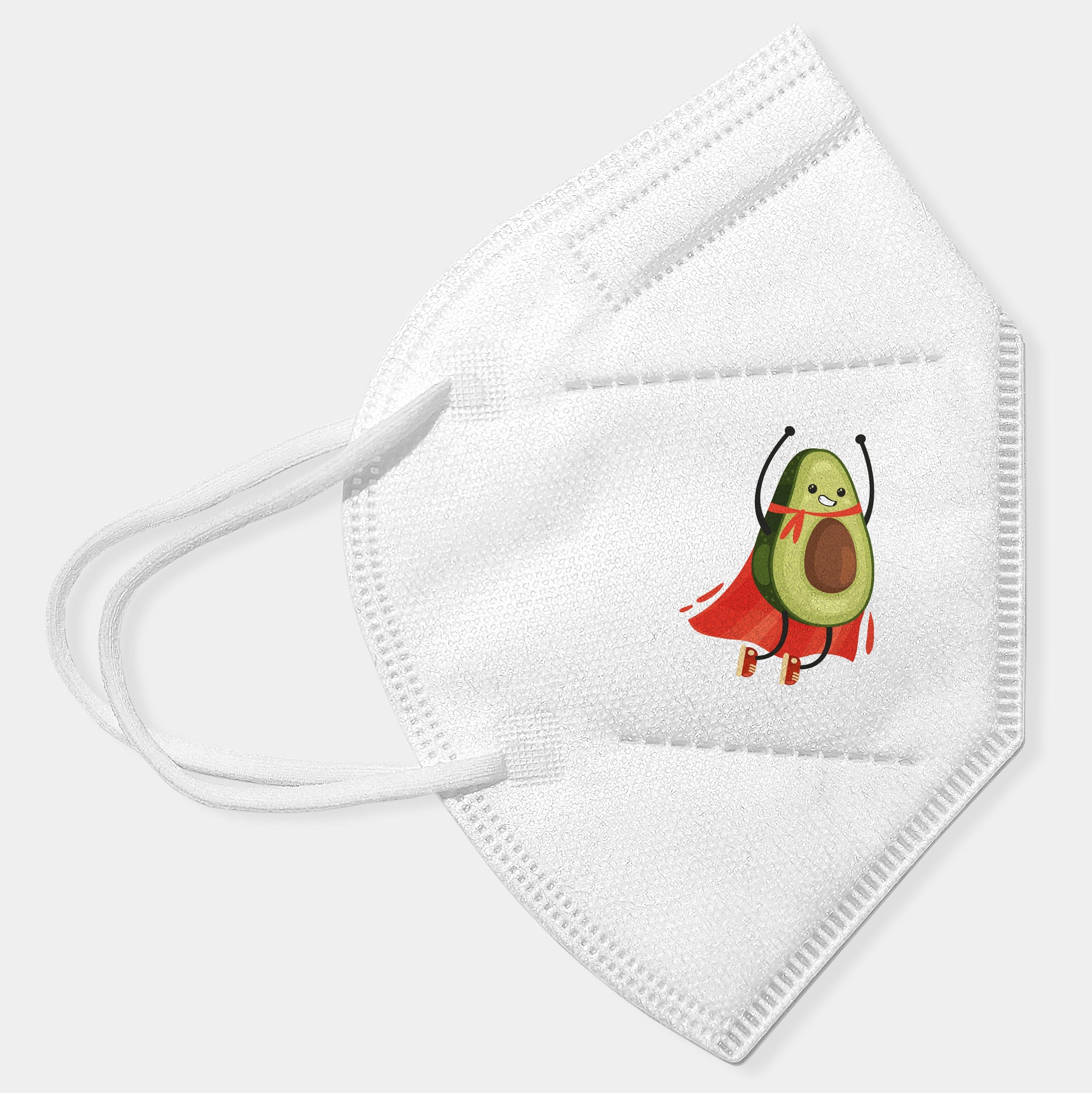 HEITER & LÄSSIG "Avocado-Superheld" Mund- und Nasenschutz | 9er Set - aus nachhaltiger und fairer Produktion