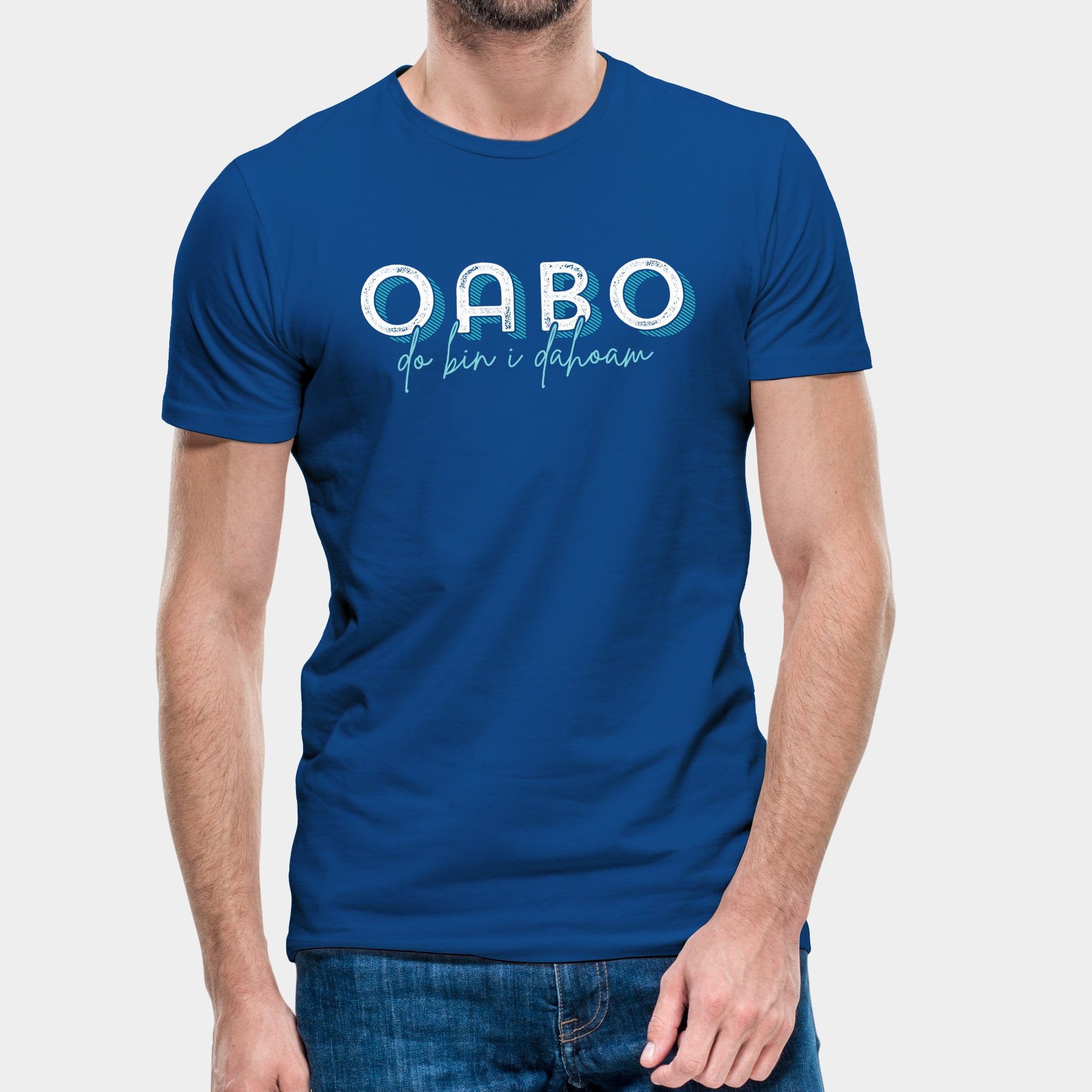 Projekt Herren-T-Shirt "Oabo" S / royalblau - aus nachhaltiger und fairer Produktion