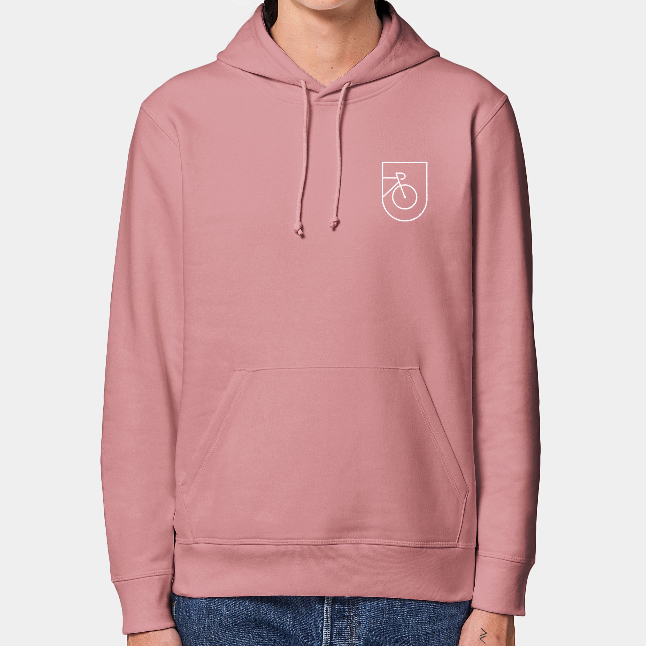 HEITER & LÄSSIG Hoodie "Rad" XXS / canyon pink - aus nachhaltiger und fairer Produktion