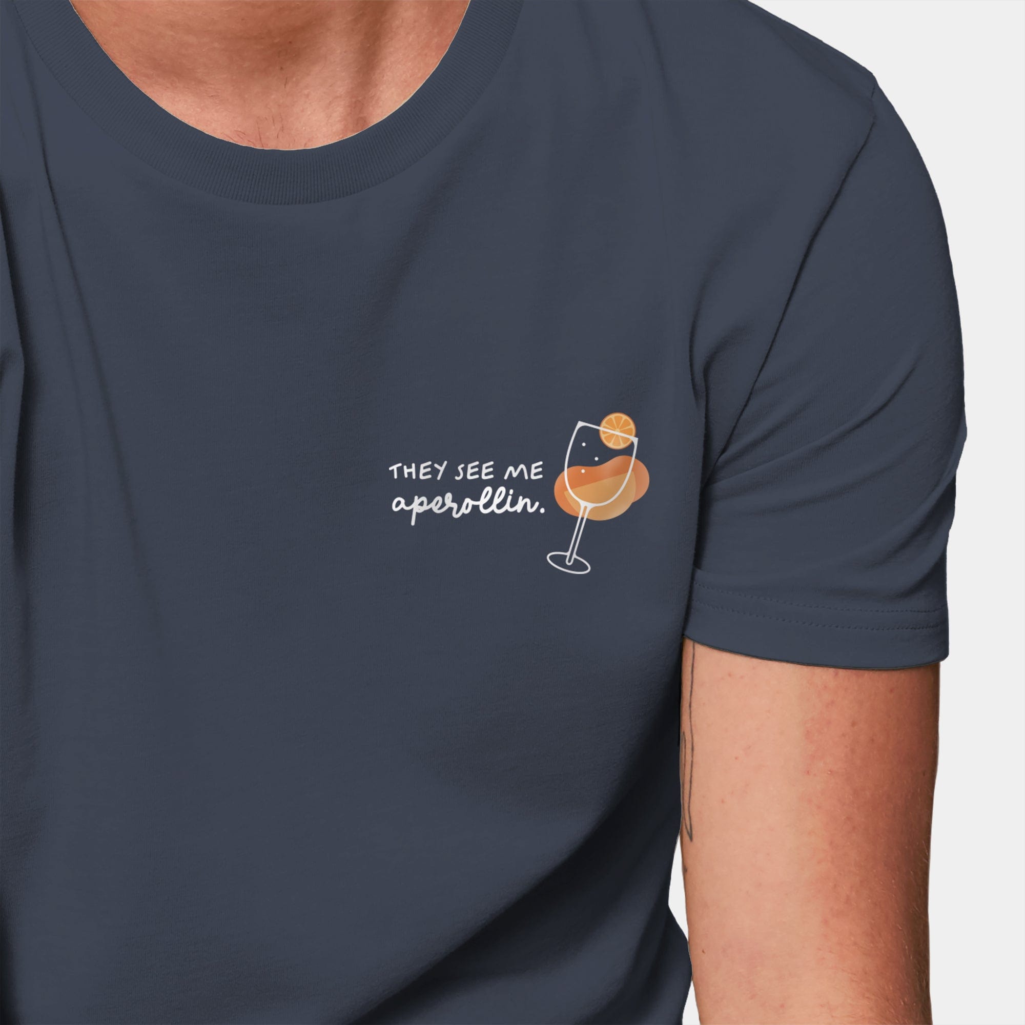 HEITER & LÄSSIG T-Shirt "Aperollin" S / india ink grey - aus nachhaltiger und fairer Produktion