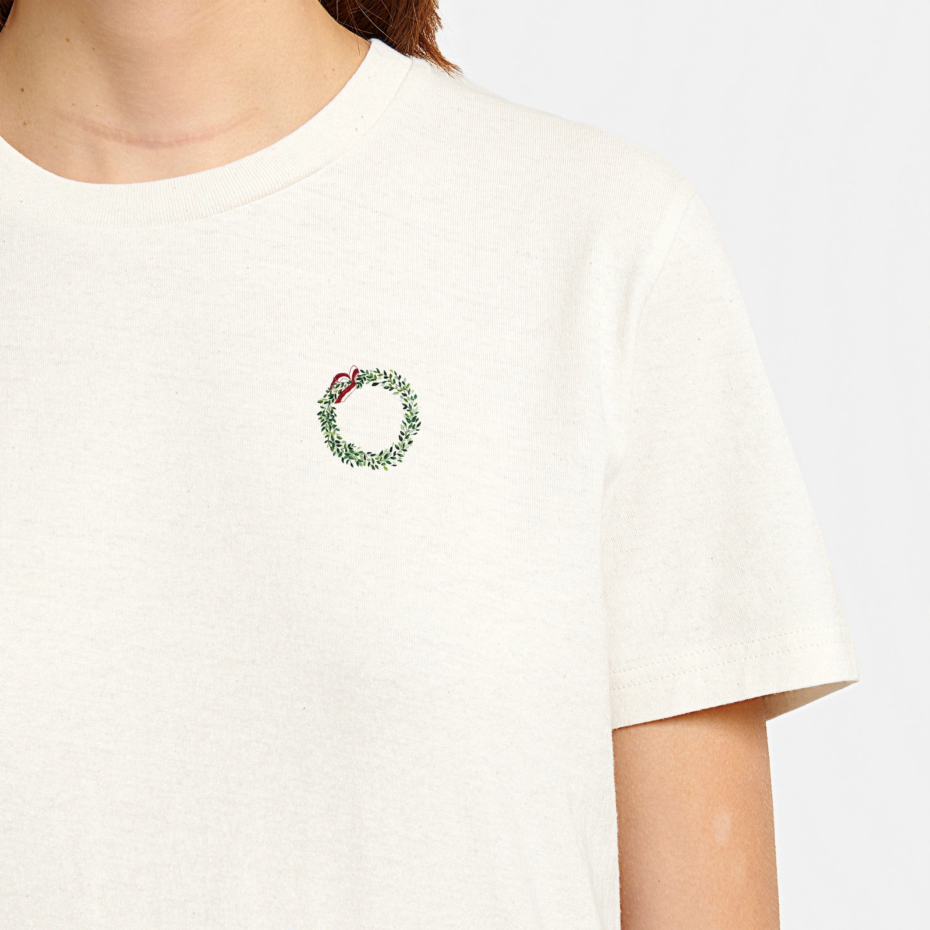 HEITER & LÄSSIG T-Shirt "Buchskranz" Unisex / XXS / natural raw - aus nachhaltiger und fairer Produktion