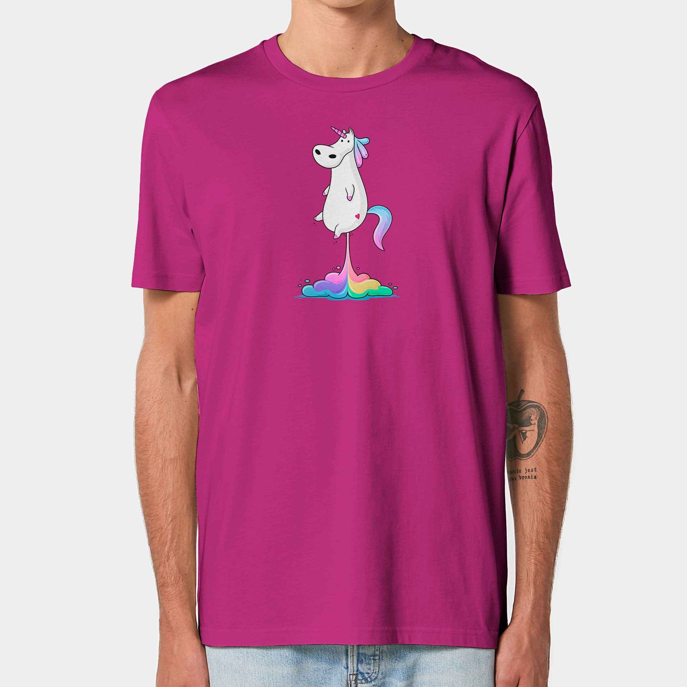 HEITER & LÄSSIG T-Shirt "Einhorn-Pups" S / orchid flower - aus nachhaltiger und fairer Produktion