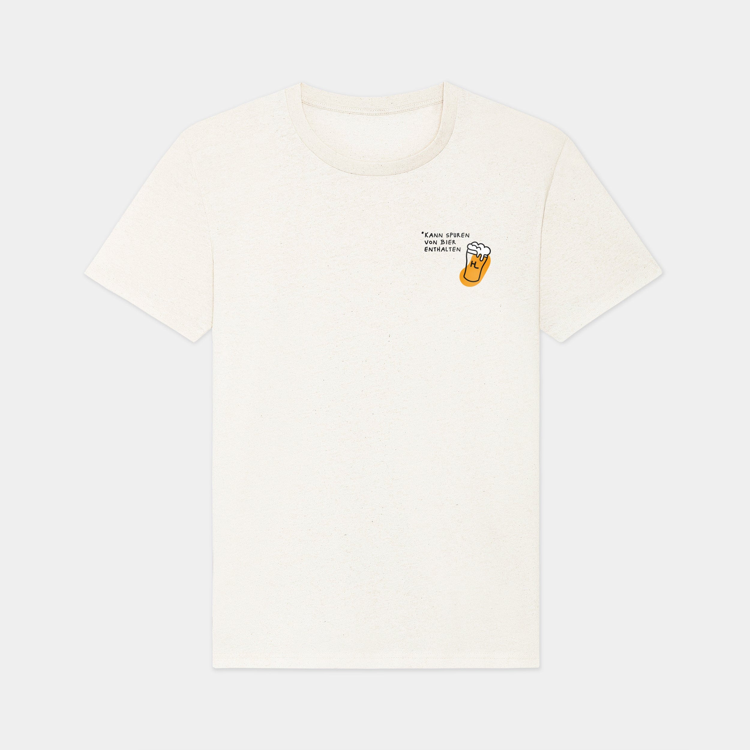 HEITER & LÄSSIG T-Shirt "enthält Spuren von Bier" - aus nachhaltiger und fairer Produktion