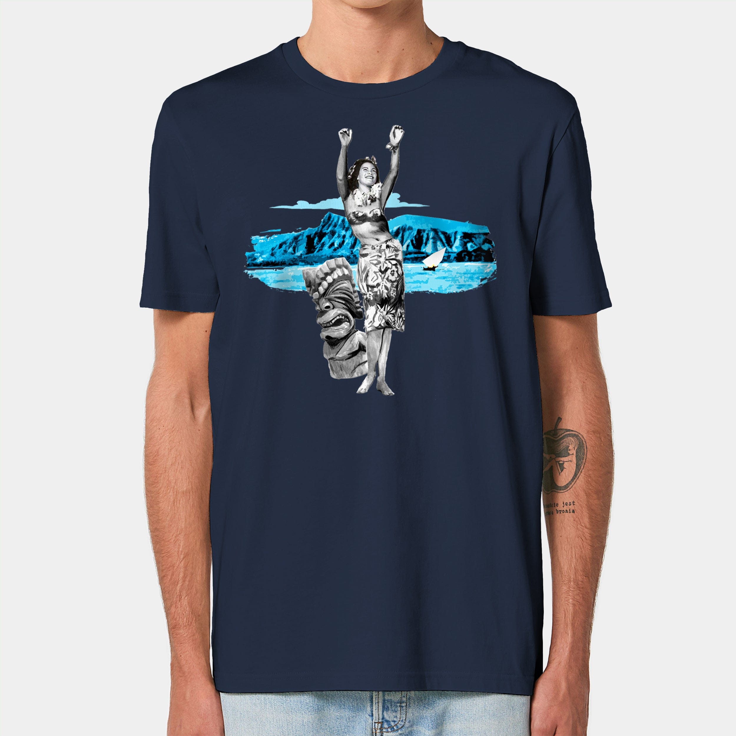 HEITER & LÄSSIG T-Shirt "Hawaii" XXS / french navy - aus nachhaltiger und fairer Produktion