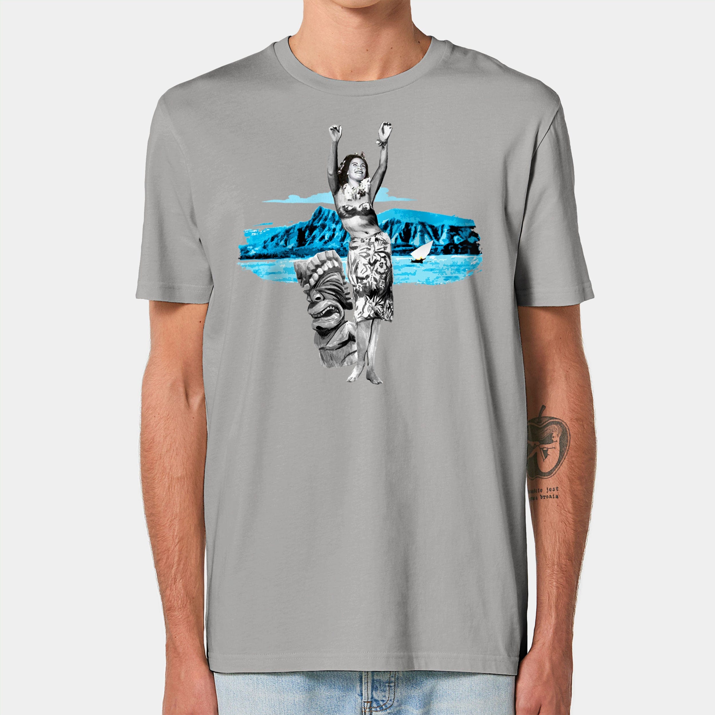 HEITER & LÄSSIG T-Shirt "Hawaii" XXS / opal - aus nachhaltiger und fairer Produktion