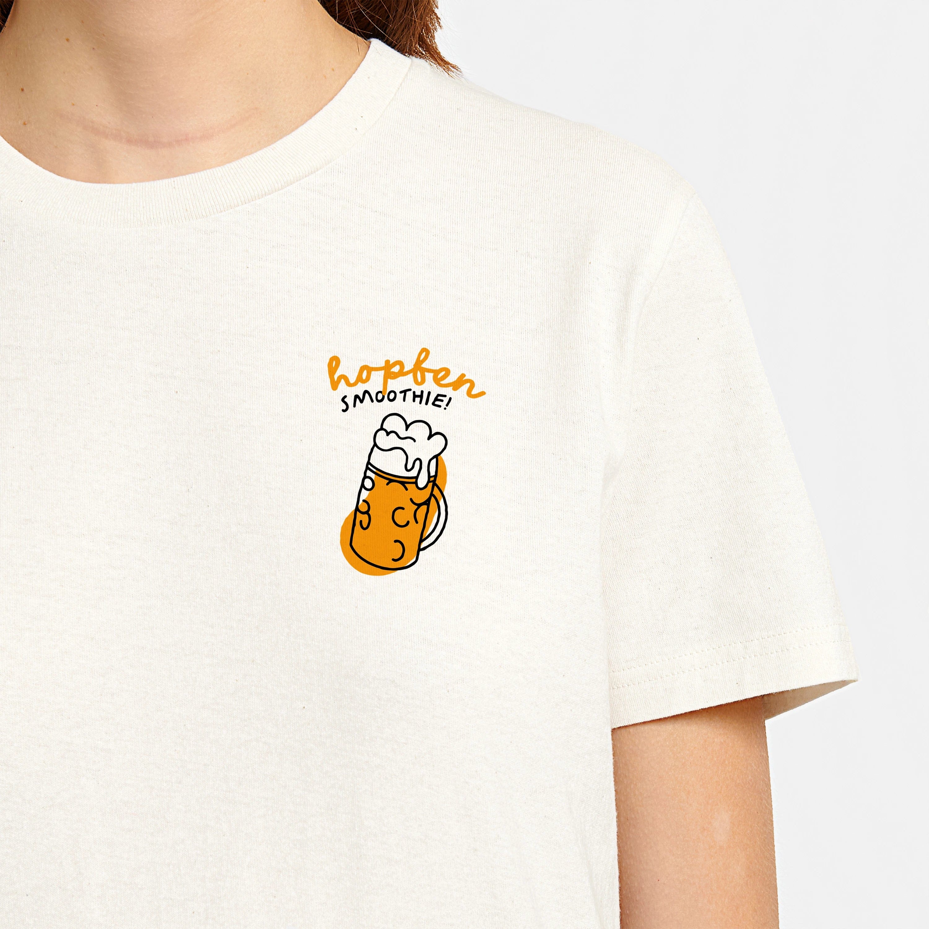 HEITER & LÄSSIG T-Shirt "Maßkrug" Hopfen Smoothie / XXS / RE-weiß - aus nachhaltiger und fairer Produktion