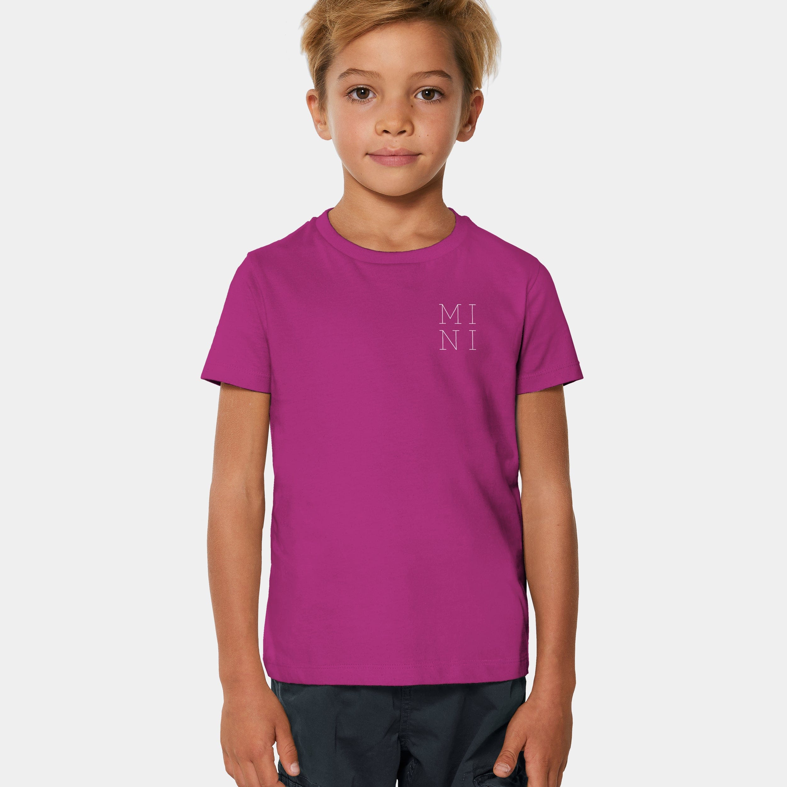HEITER & LÄSSIG T-Shirt "MINI" 98/104 / orchid flower - aus nachhaltiger und fairer Produktion