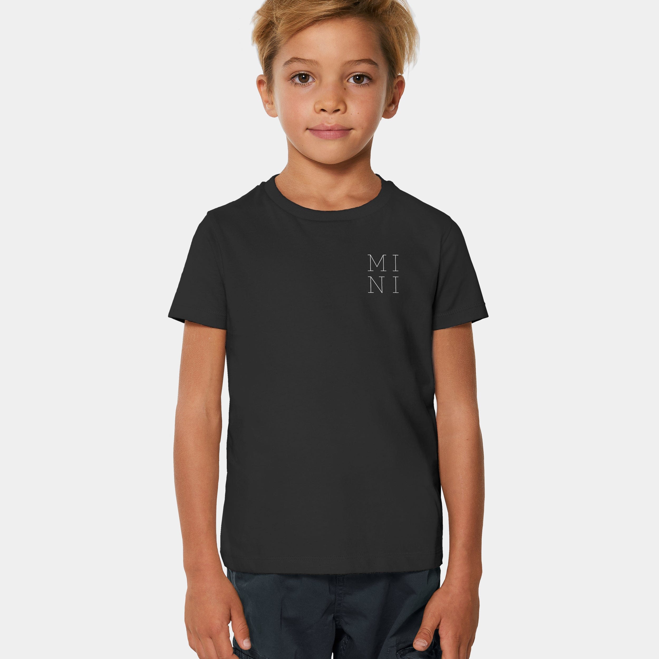 HEITER & LÄSSIG T-Shirt "MINI" 98/104 / schwarz - aus nachhaltiger und fairer Produktion