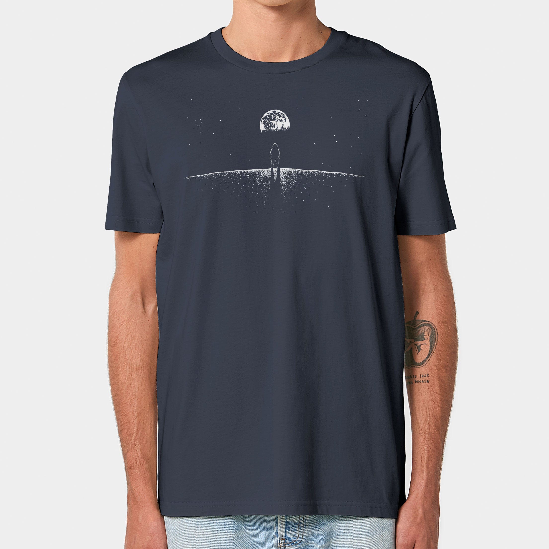 HEITER & LÄSSIG T-Shirt "Spaceview" S / india ink grey - aus nachhaltiger und fairer Produktion