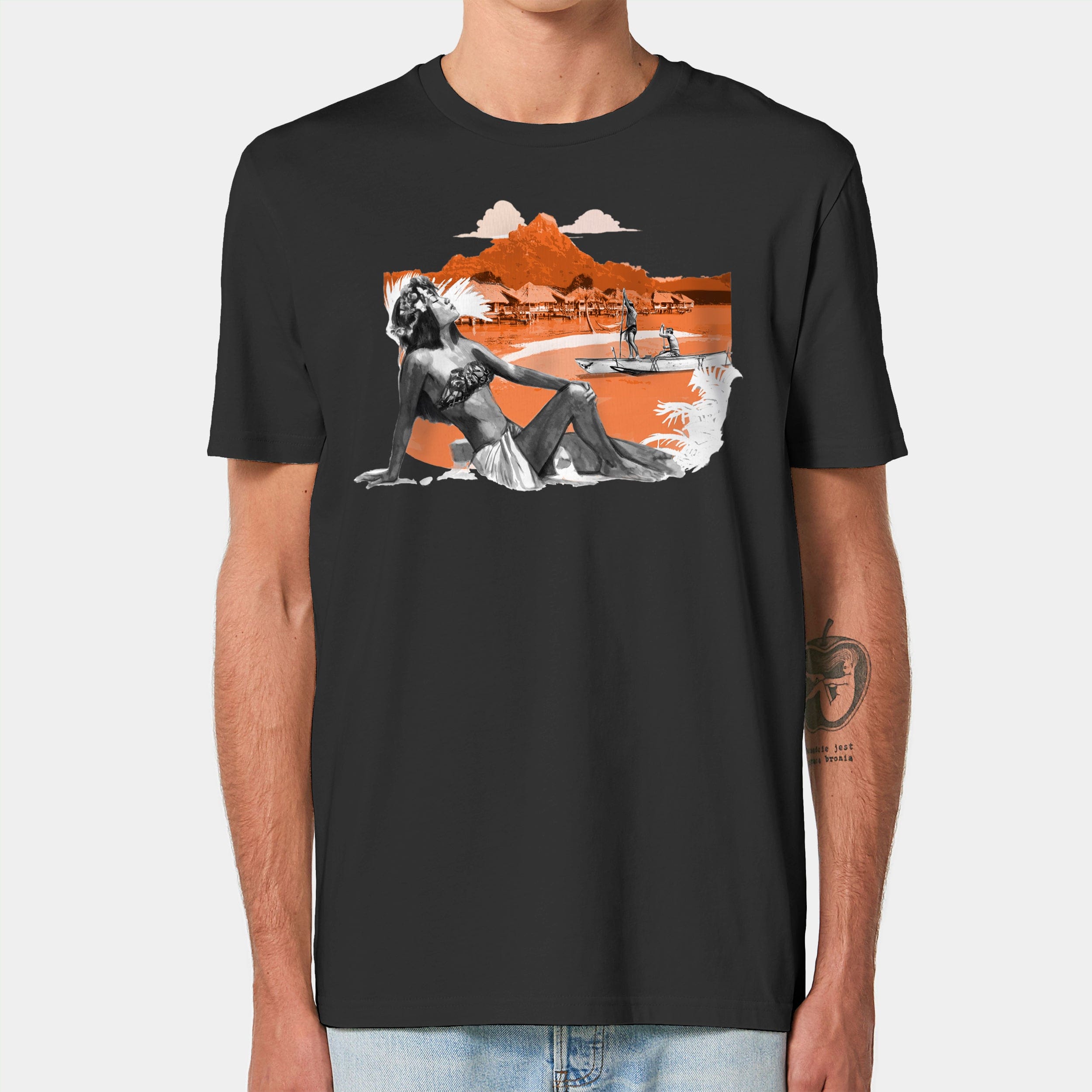 HEITER & LÄSSIG T-Shirt "Tiki" XXS / schwarz - aus nachhaltiger und fairer Produktion