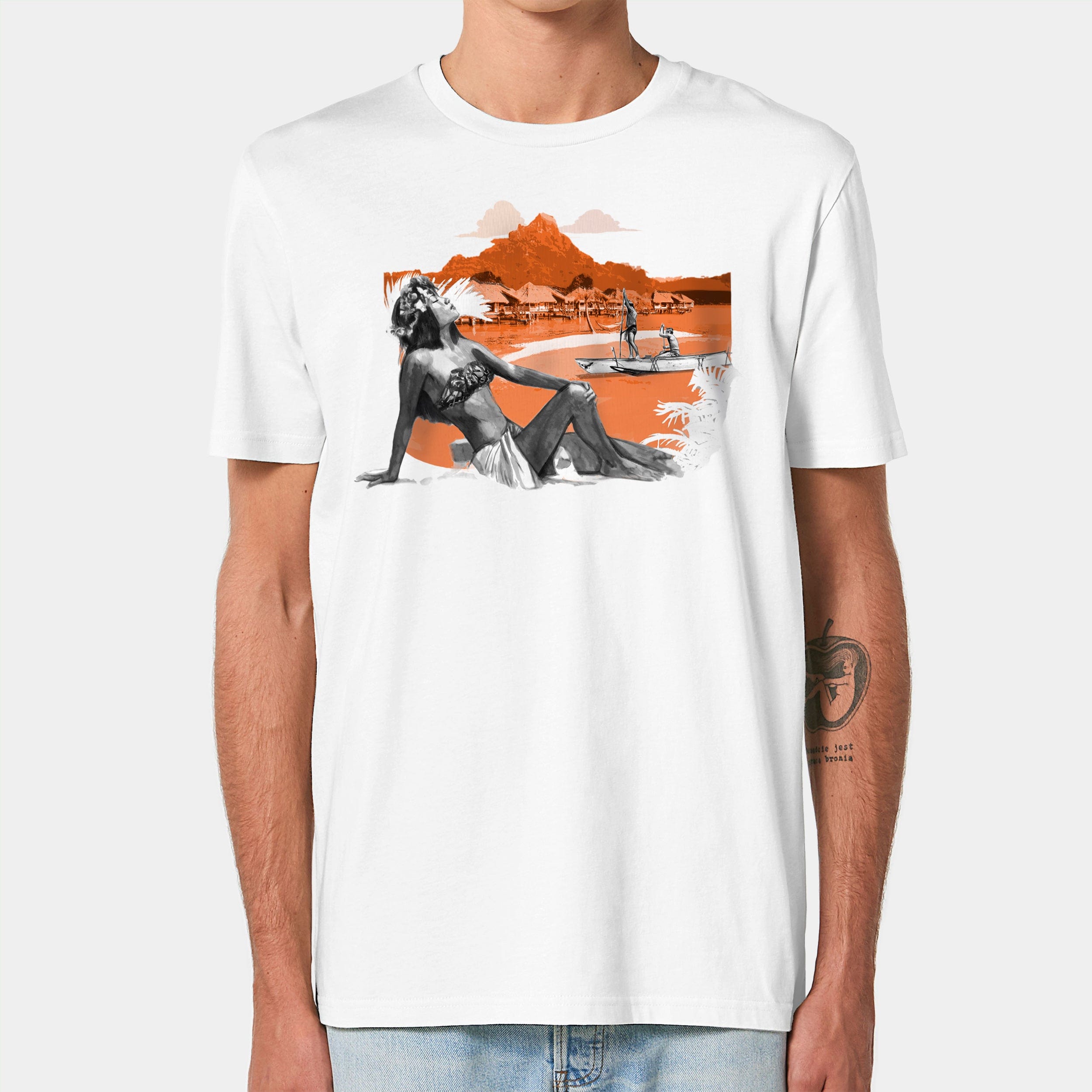 HEITER & LÄSSIG T-Shirt "Tiki" XXS / weiß - aus nachhaltiger und fairer Produktion