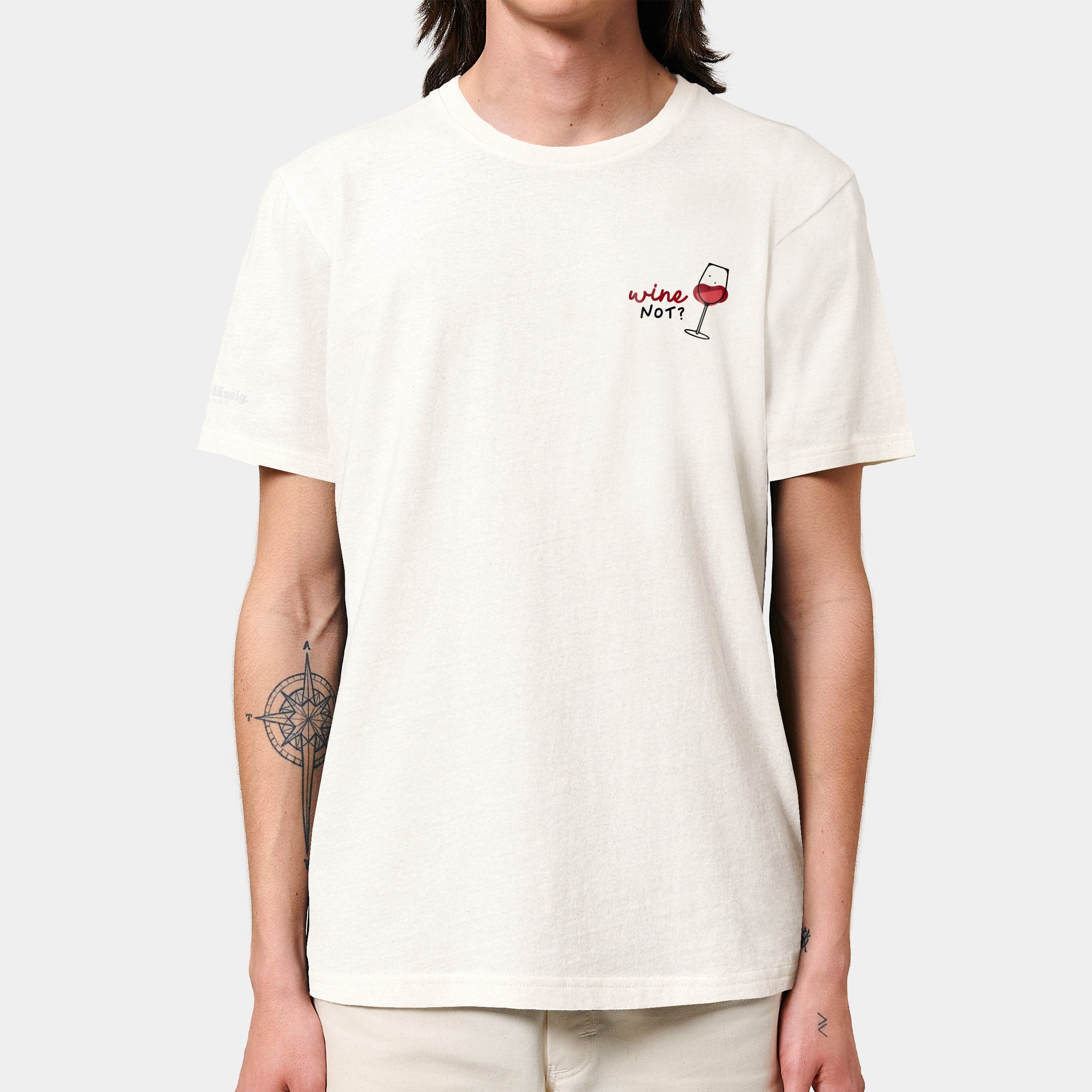 HEITER & LÄSSIG T-Shirt "wine not?" - aus nachhaltiger und fairer Produktion