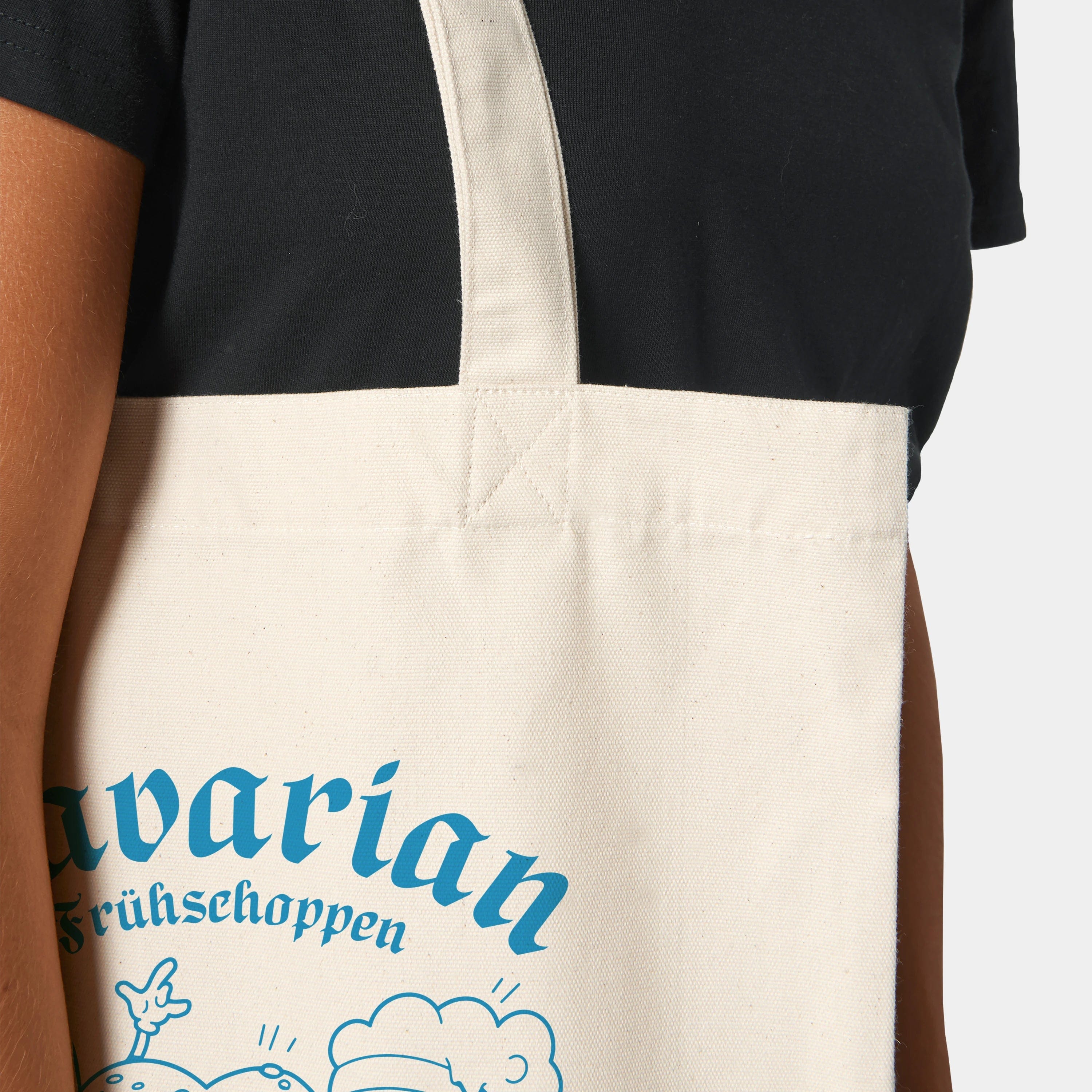 HEITER & LÄSSIG Baumwolltasche "Frühshoppen" - aus nachhaltiger und fairer Produktion