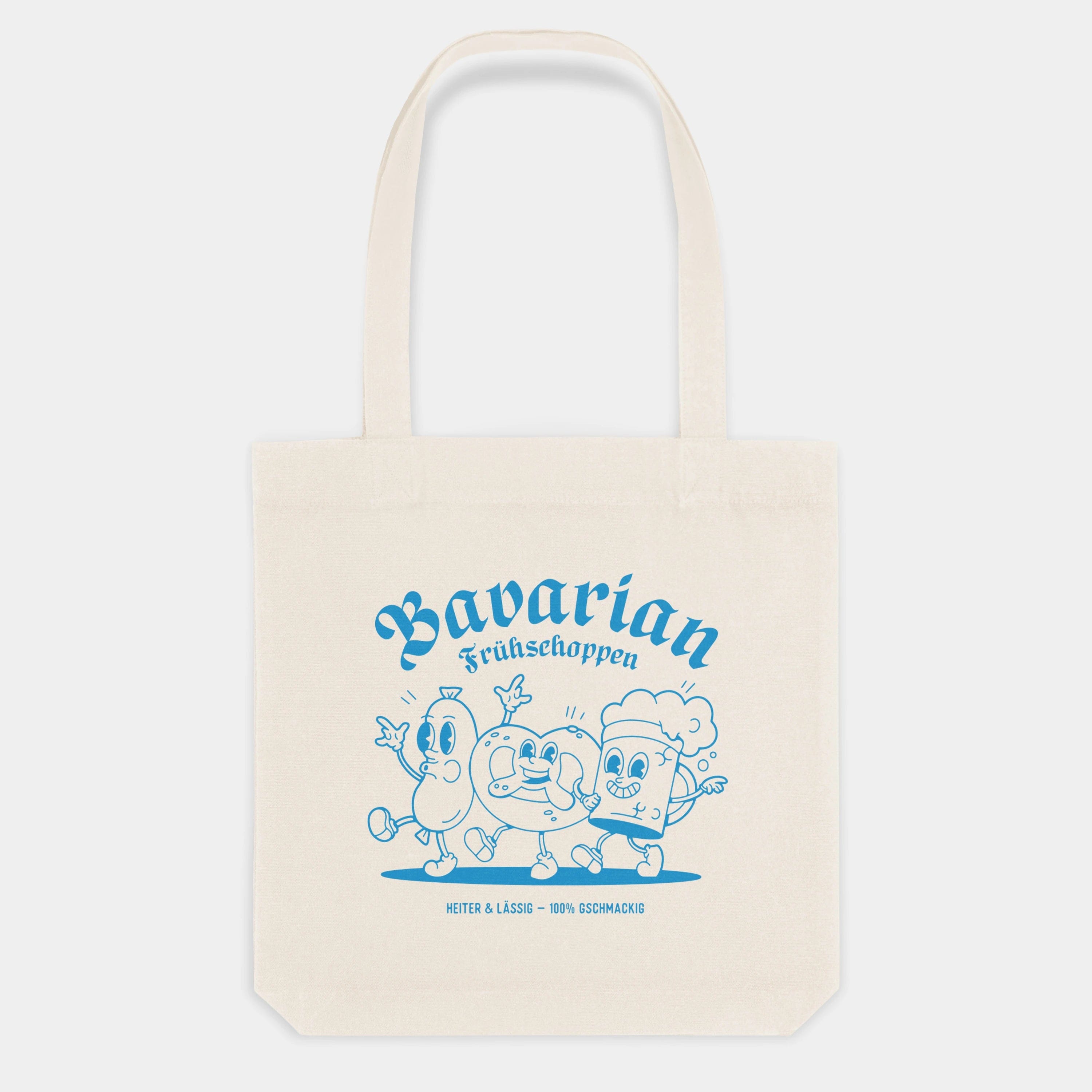 HEITER & LÄSSIG Baumwolltasche "Frühshoppen" - aus nachhaltiger und fairer Produktion