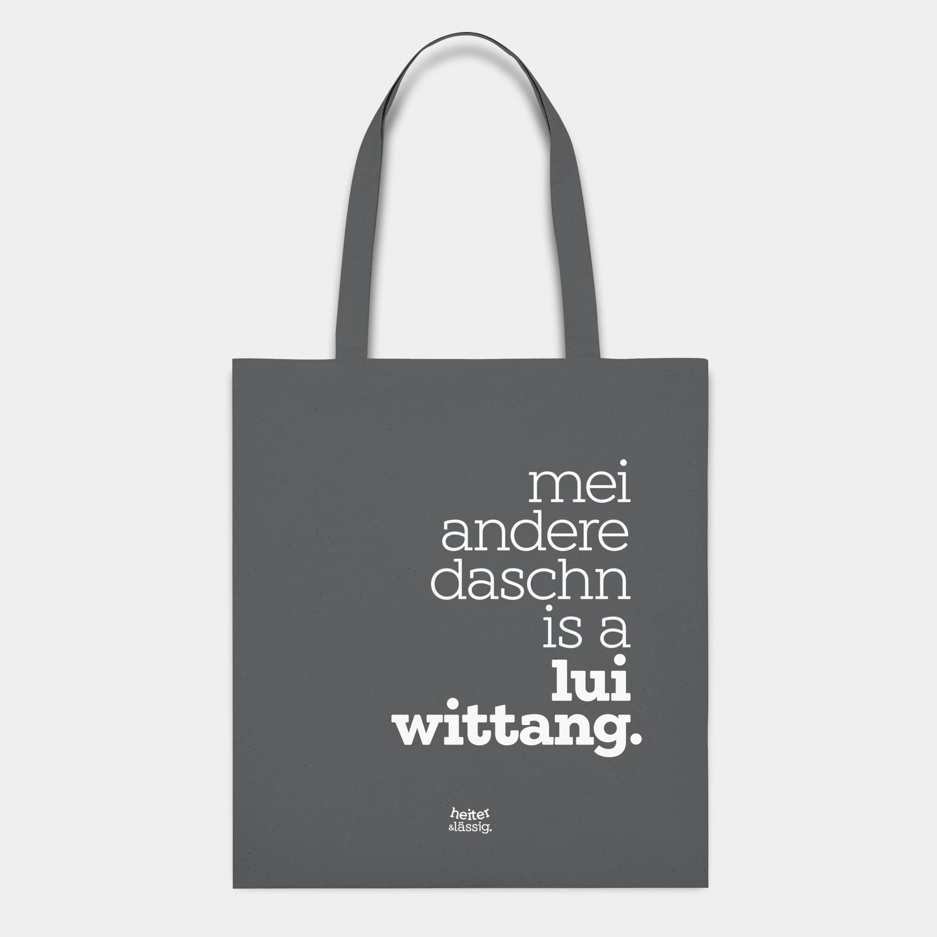 HEITER & LÄSSIG Baumwolltasche "lui wittang" - aus nachhaltiger und fairer Produktion