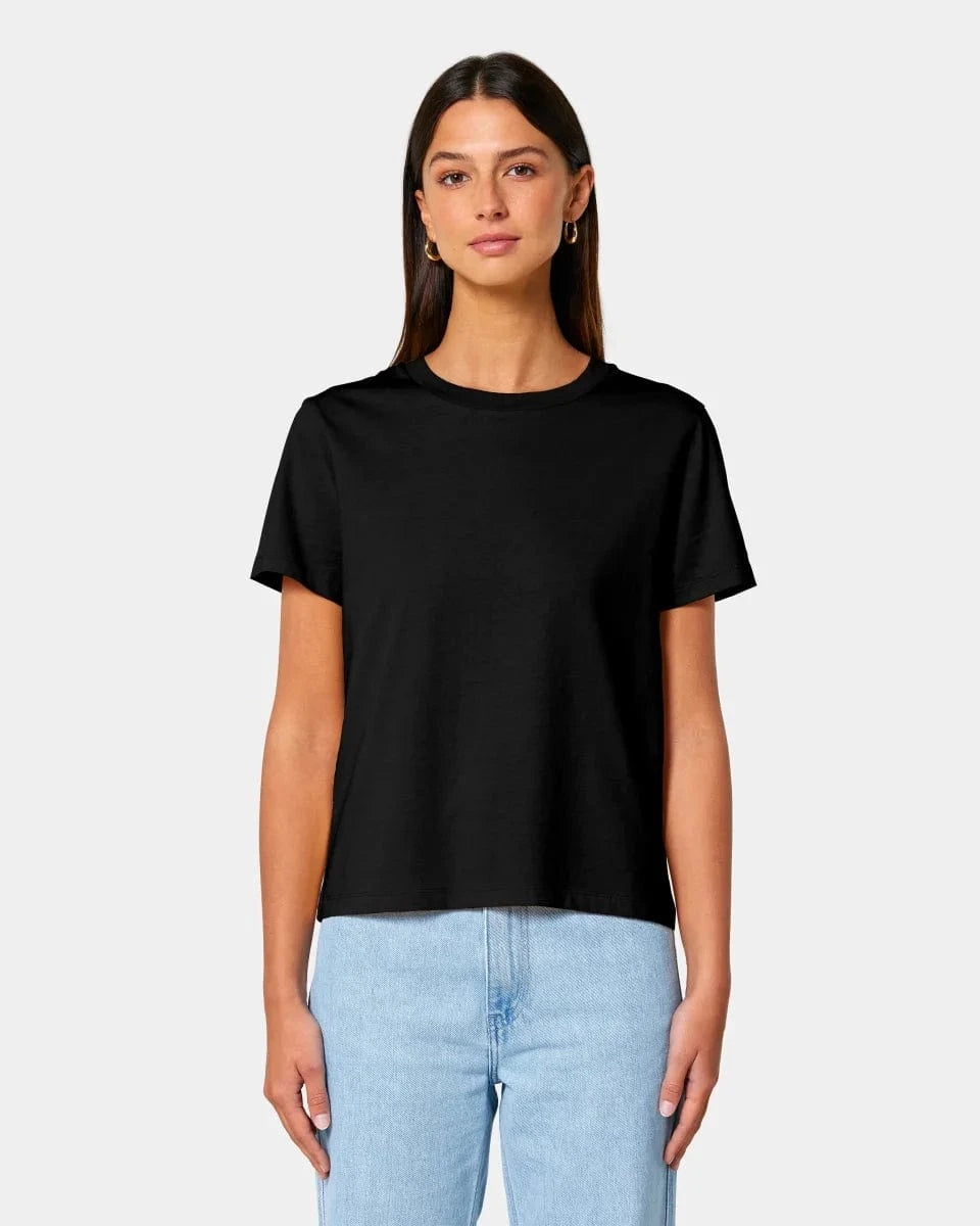 Schmidt Digitaldruck GmbH Foto auf T-Shirt Damen / Schwarz / XS - aus nachhaltiger und fairer Produktion