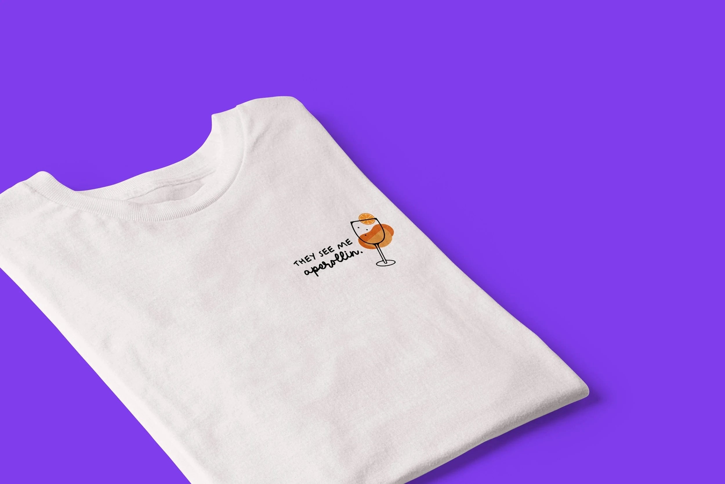 HEITER & LÄSSIG - Lustiges Aperol Motiv - BIO Baumwolle T-Shirt