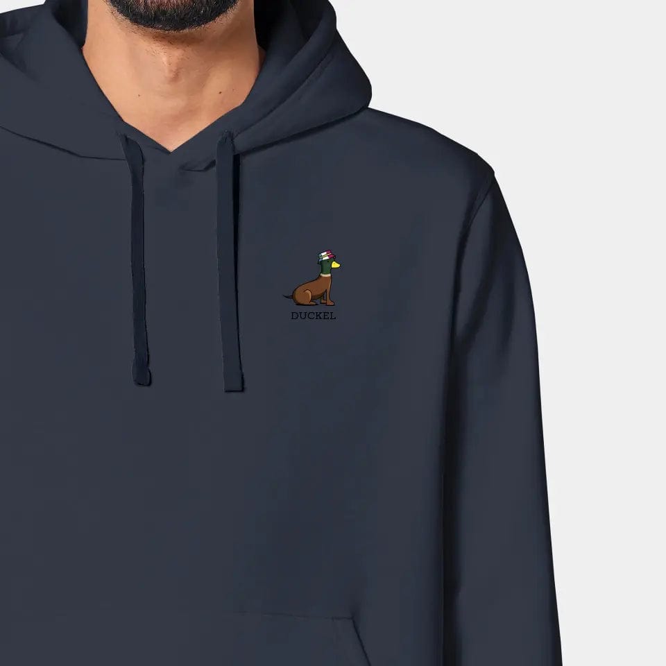 TeeInBlue Hoodie "Duckel" Stanley/Stella Drummer 2.0 / india ink grey / XL - aus nachhaltiger und fairer Produktion