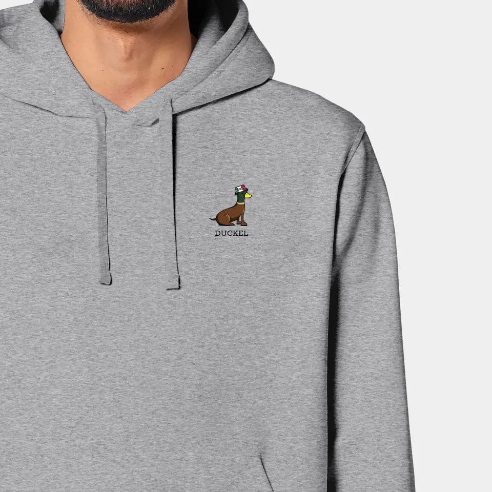 TeeInBlue Hoodie "Duckel" Stanley/Stella Drummer 2.0 / heather grey / 3XL - aus nachhaltiger und fairer Produktion
