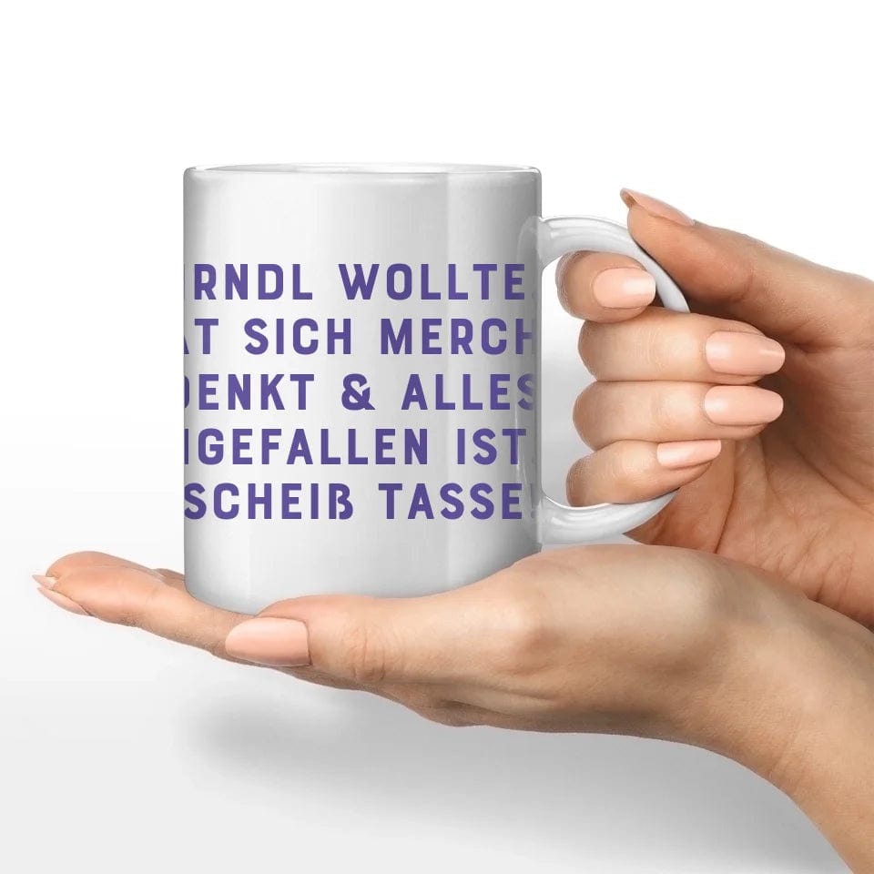 Projekt Motivtasse "GamingDirndl" Keramik-Tasse / Weiß / 330 ml - aus nachhaltiger und fairer Produktion