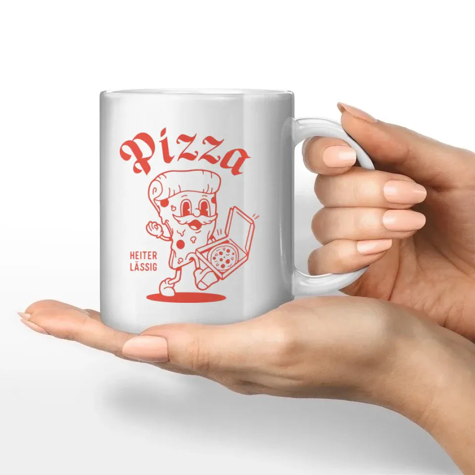 Schmidt Digitaldruck GmbH Motivtasse "Pizza" - aus nachhaltiger und fairer Produktion