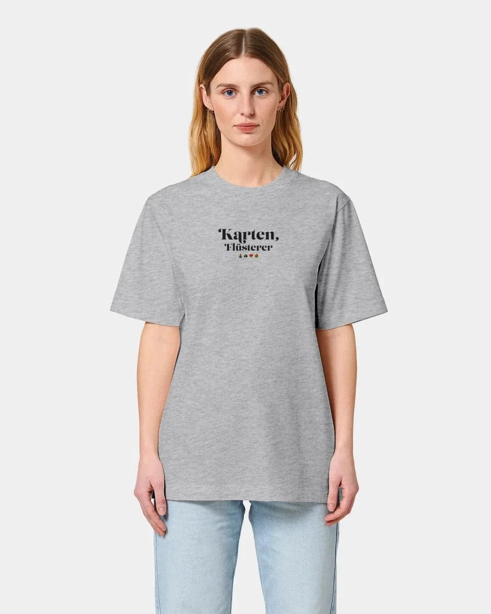 Schmidt Digitaldruck GmbH Personalisiertes T-Shirt "Karten Flüsterer" - aus nachhaltiger und fairer Produktion