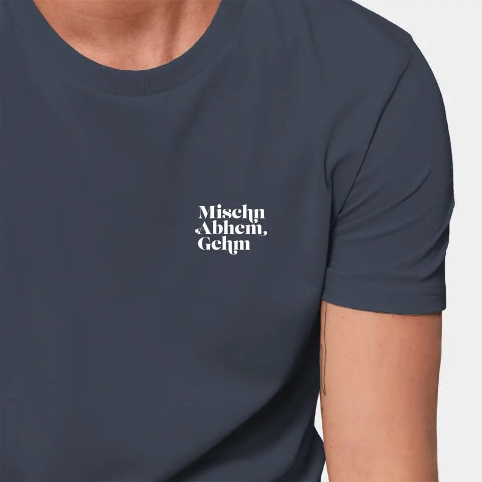 TeeInBlue Personalisiertes T-Shirt "Kartenspiel" Stanley/Stella Creator / india ink grey / XXS - aus nachhaltiger und fairer Produktion