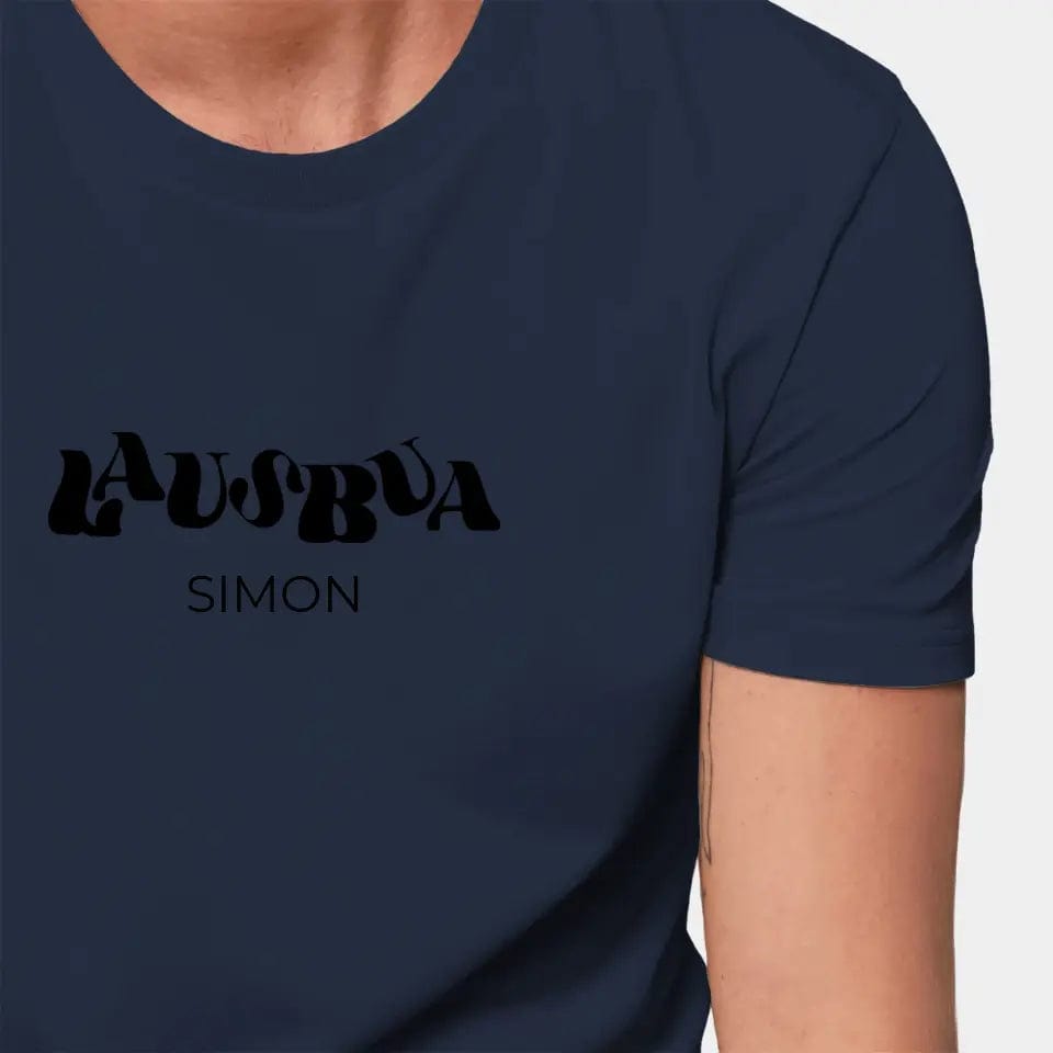 TeeInBlue Personalisiertes T-Shirt "Lausbua" Stanley/Stella Creator / french navy / XXS - aus nachhaltiger und fairer Produktion