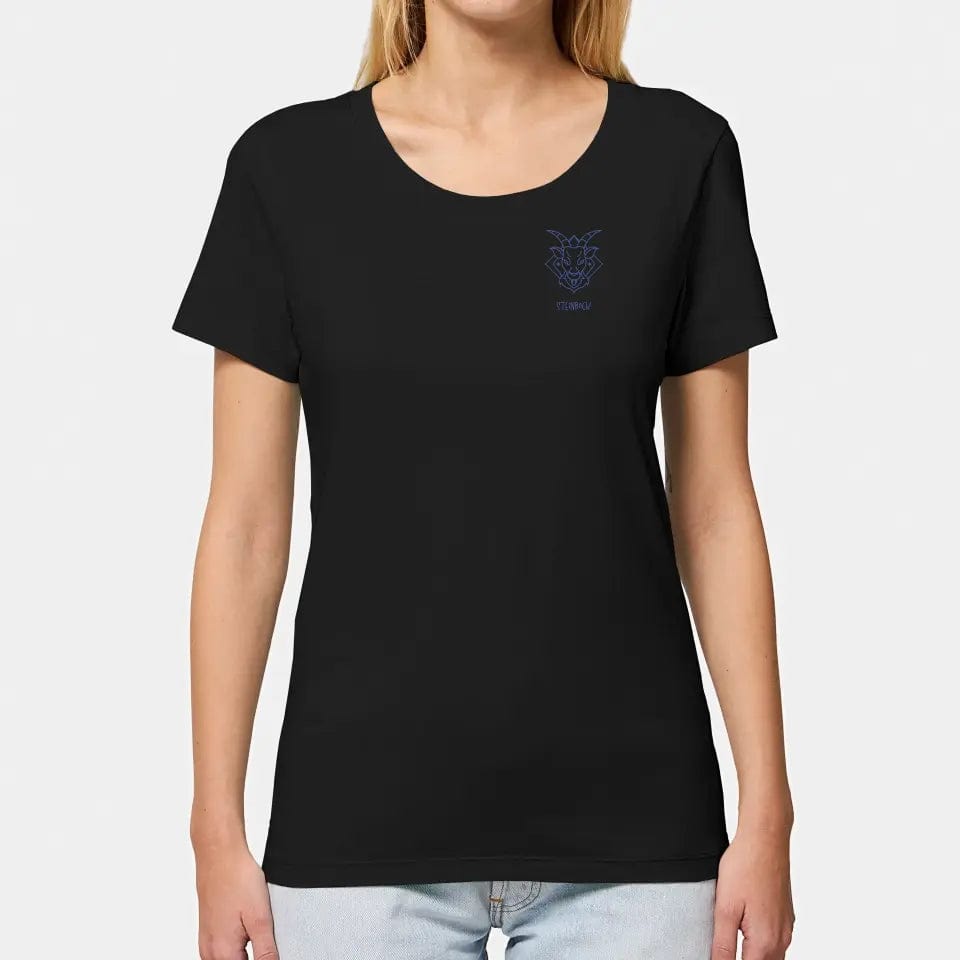 TeeInBlue Personalisiertes T-Shirt "Sternzeichen" Stanley/Stella Expresser / schwarz / XS - aus nachhaltiger und fairer Produktion