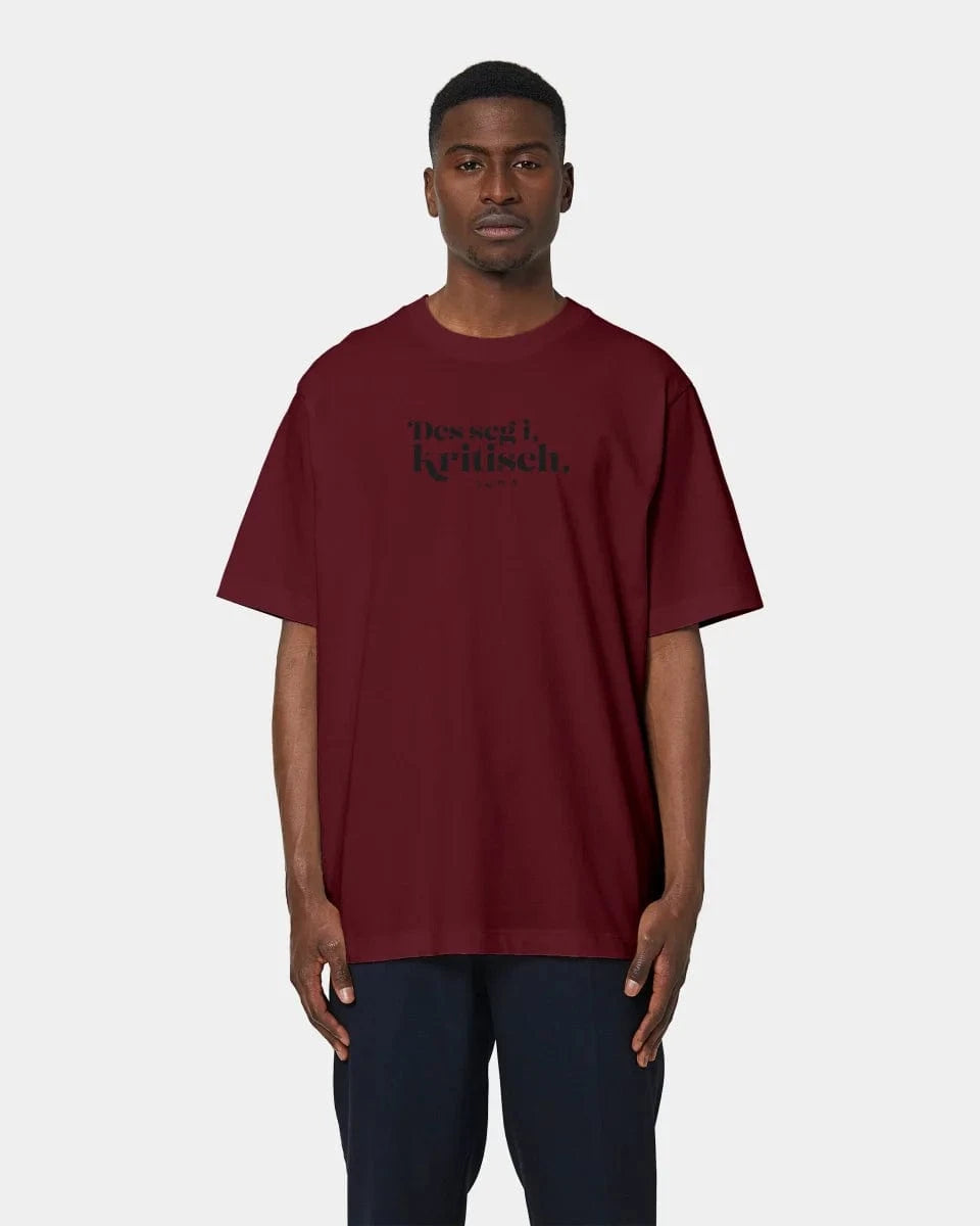 Schmidt Digitaldruck GmbH Personalisiertes T-Shirt "Watten - Des seg i kritisch" - aus nachhaltiger und fairer Produktion