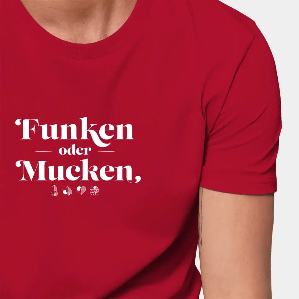 TeeInBlue Personalisiertes T-Shirt "Watten - Funken oder Mucken" - aus nachhaltiger und fairer Produktion