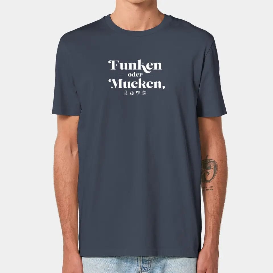 TeeInBlue Personalisiertes T-Shirt "Watten - Funken oder Mucken" - aus nachhaltiger und fairer Produktion