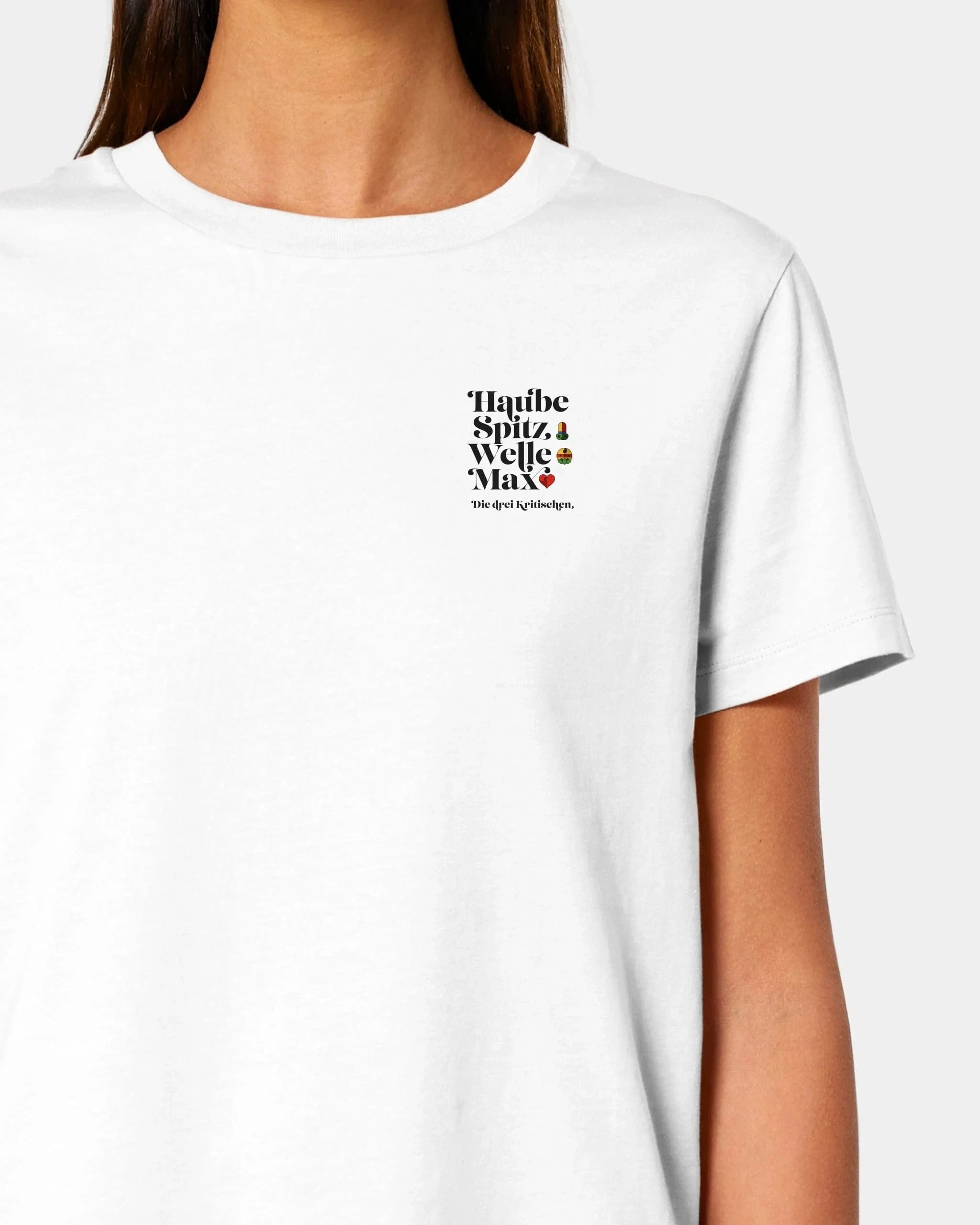 Schmidt Digitaldruck GmbH Personalisiertes T-Shirt "Watten" Damen / Weiß / XS - aus nachhaltiger und fairer Produktion