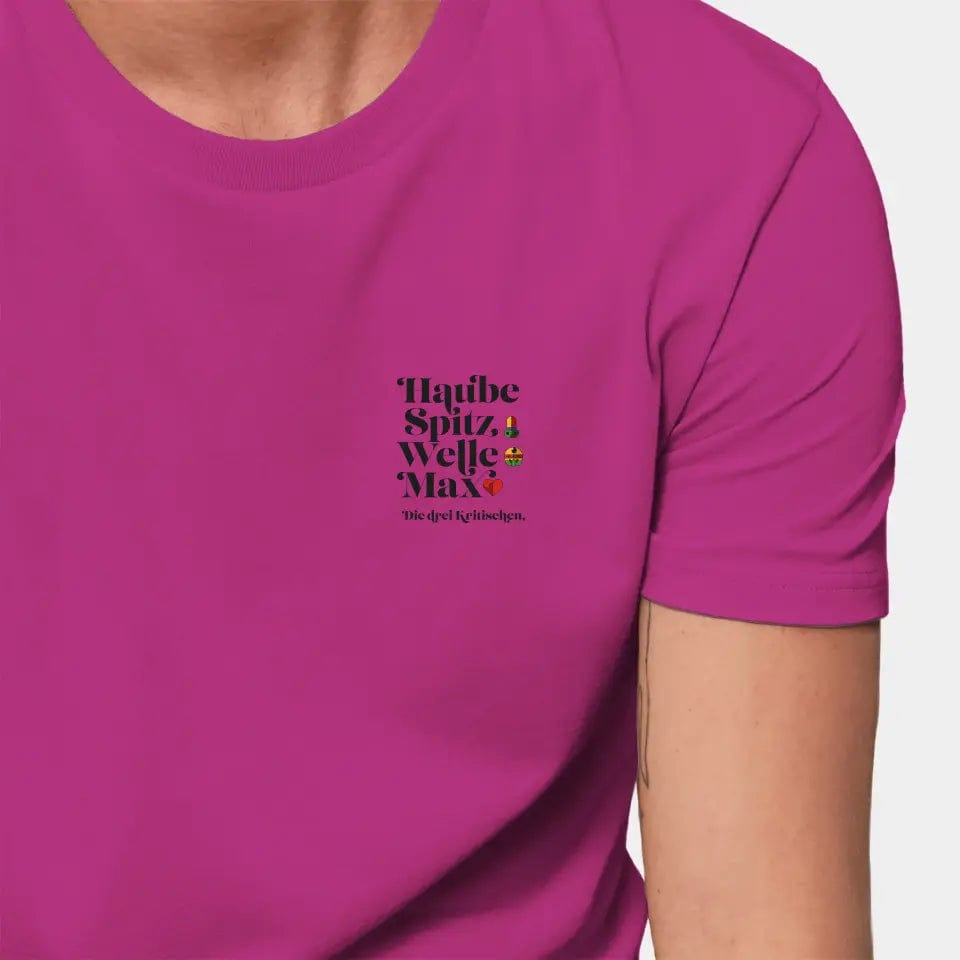 TeeInBlue Personalisiertes T-Shirt "Watten" Stanley/Stella Creator / orchid flower / XXS - aus nachhaltiger und fairer Produktion
