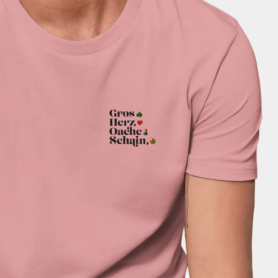 TeeInBlue Personalisiertes T-Shirt "Watten - Kartenfarben" Stanley/Stella Creator / canyon pink / XXS - aus nachhaltiger und fairer Produktion