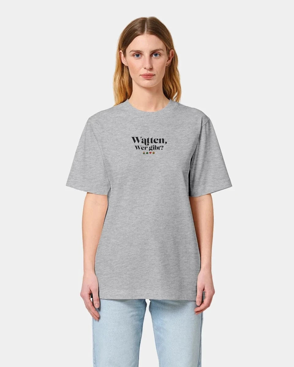 Schmidt Digitaldruck GmbH Personalisiertes T-Shirt "Watten - Wer gibt?" - aus nachhaltiger und fairer Produktion