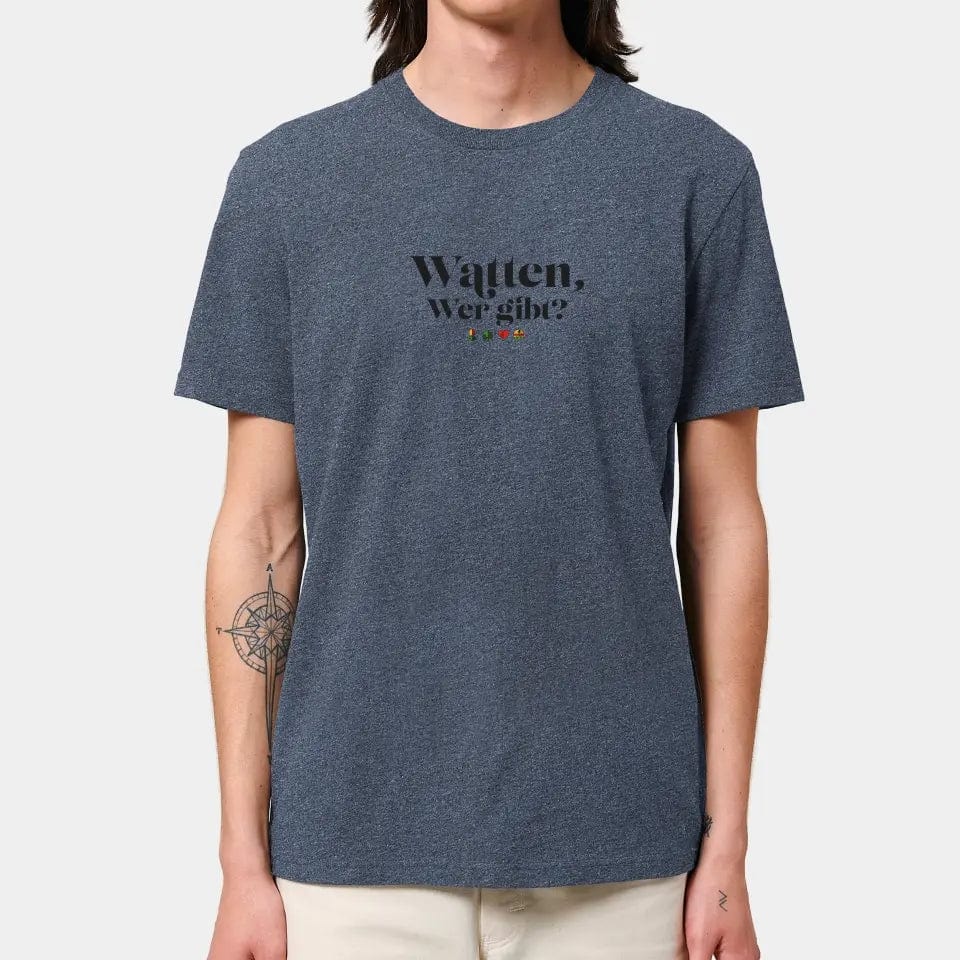TeeInBlue Personalisiertes T-Shirt "Watten - Wer gibt?" - aus nachhaltiger und fairer Produktion