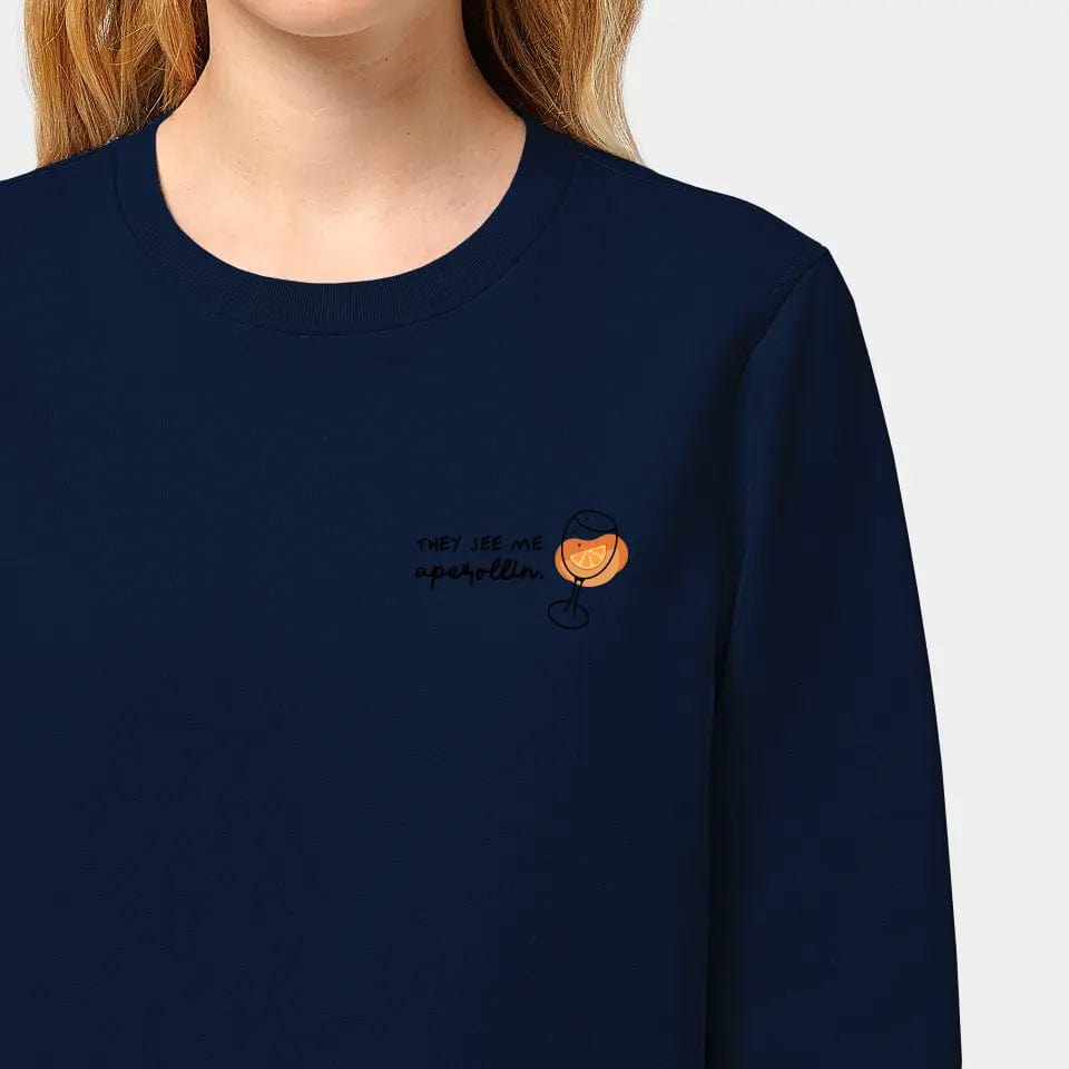 TeeInBlue Sweatshirt "Aperol" Stanley/Stella Roller / french navy / 3XL - aus nachhaltiger und fairer Produktion