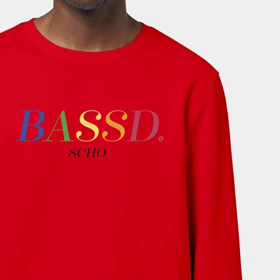 TeeInBlue Sweatshirt "Bassd" Stanley/Stella Roller / rot / XXS - aus nachhaltiger und fairer Produktion