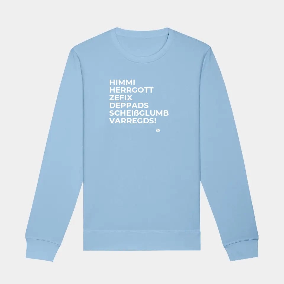 TeeInBlue Sweatshirt "Himmi Herrgott" - aus nachhaltiger und fairer Produktion