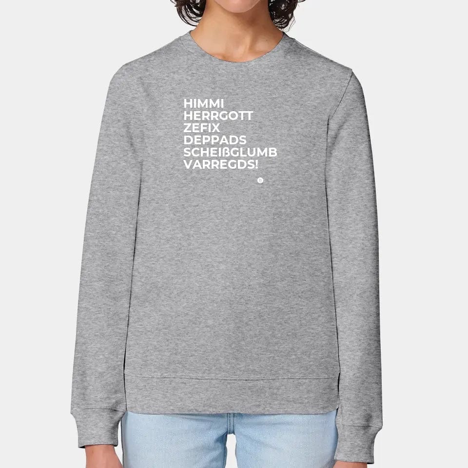 TeeInBlue Sweatshirt "Himmi Herrgott" - aus nachhaltiger und fairer Produktion