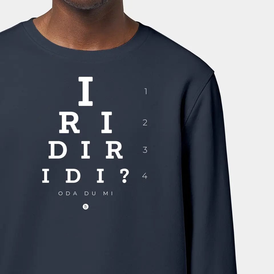 TeeInBlue Sweatshirt "Iridiridi" Stanley/Stella Roller / india ink grey / XXS - aus nachhaltiger und fairer Produktion