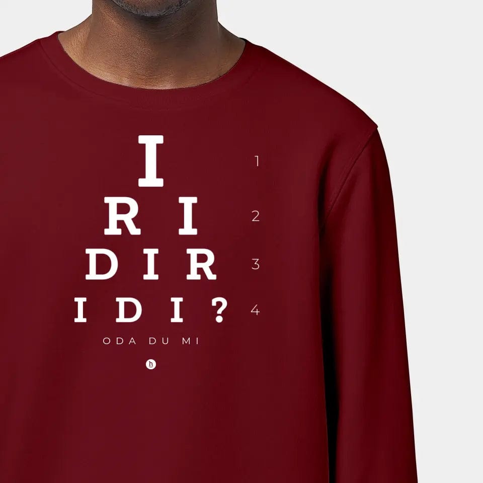 TeeInBlue Sweatshirt "Iridiridi" Stanley/Stella Roller / burgundy / 3XL - aus nachhaltiger und fairer Produktion